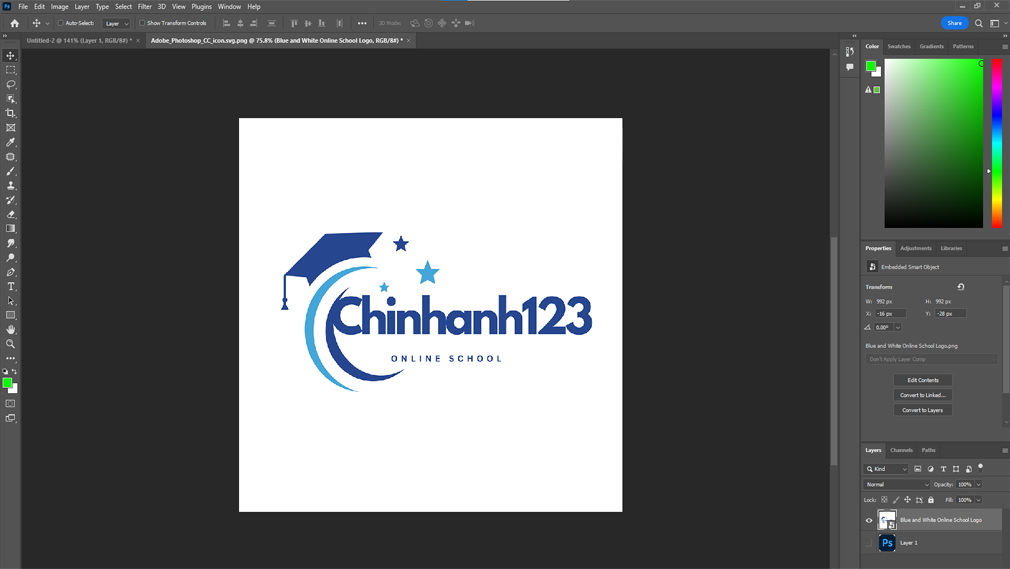 học photoshop cho người mới
